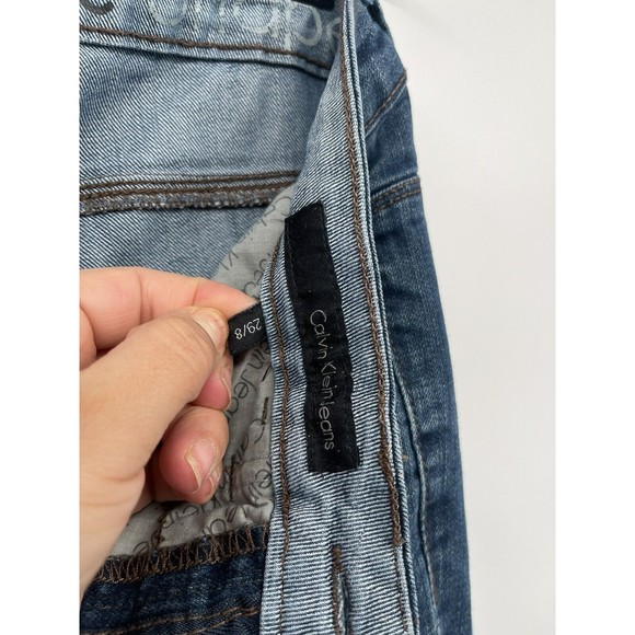 Calvin Klein Flare Women's Dark Wash Jeans 29/8 - Picture 4 of 7